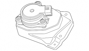 Selector lever position sensor, automatic transmission Volvo XC40 19-22