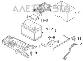 Battery tray VW Atlas 18-24
