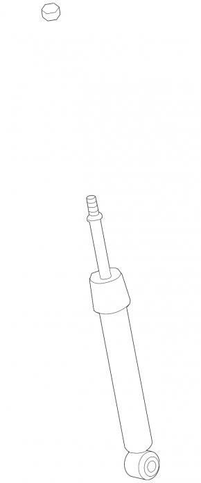 Shock absorber rear left Lexus ES250 21-