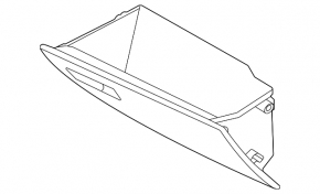 Kia Sportage 23-25 HEV black glove compartment