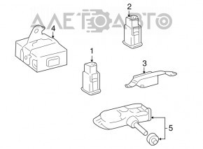 Tire Pressure Control Unit Lexus ES350 07-12