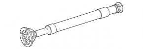 Cardan shaft front cardan Mercedes GLK-class X204 12-15 AWD