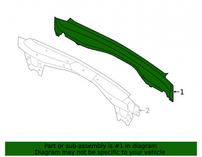 Ford Escape MK3 13-19 Rear Panel (2-Piece)