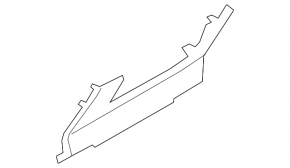Lincoln Corsair 20-22 center lower front panel trim