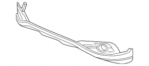 Front bumper lip Honda CRV 12-14 prerest