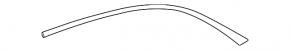 Door molding upper rear right Chevrolet Malibu 13-15
