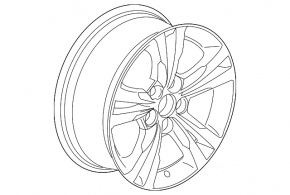 Set of wheels R17 4pcs Chevrolet Equinox 10-17