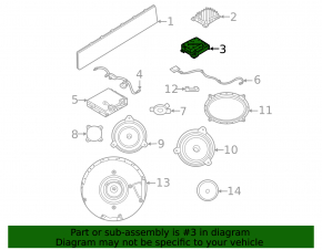 Nissan Murano 25-26 audio amplifier