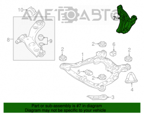 Front left axle Suzuki Kizashi 10-15 GSP