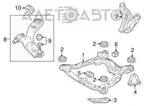 Front left axle Suzuki Kizashi 10-15 GSP