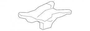 Bracket for automatic transmission cushion Audi Q7 16-