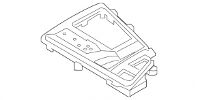 Shifter pad Audi Q7 16-