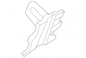BMW 5 F10 11-16 Trunk Lid Lock Hook