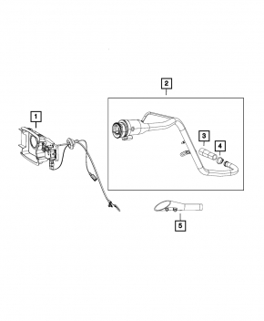 Dodge Charger 11-19 Fuel Filler Neck