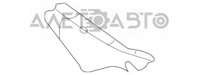 Front bumper mount right Toyota Yaris 07-12