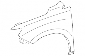 Front left wing Lexus RX350 RX450h 10-15