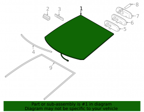 Toyota Prius 30 10-15 Solar Windshield