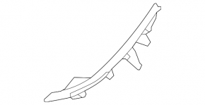 Windscreen wiper seal left Nissan Versa Note 13-19