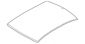 Roof metal Kia Optima 11-16 without hatch, sawed off, butts