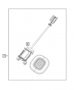 Microphone in the ceiling of the Jeep Compass 17-