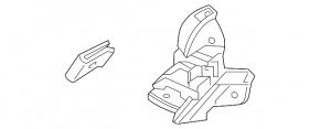 Front bumper mounting bracket under the right headlight Honda Clarity 18-21