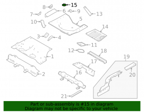 Nissan Altima Spare Wheel Mount 19-24