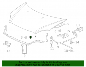 Acura RDX 13-18 Side Hood Bumper