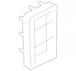 Right ventilation shield for Honda CRV 12-16