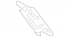 Right hood lock bracket Audi Q5 80A 18-24