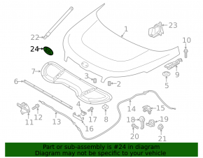 Kia Soul 14-19 Hood Emblem