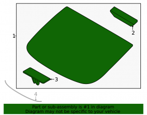 Kia K5 21-24 rear window without antenna