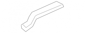 Seal wing-headlight left Audi A4 B9 17-
