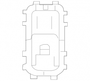 Front right window lift control Mercedes W213 E 17-23 black housing