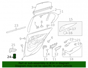 Front right window lift control Mercedes W213 E 17-23 black housing