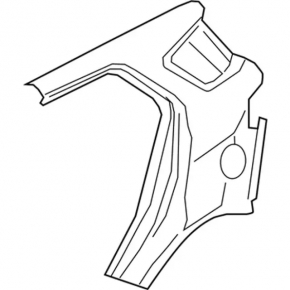 Quarter wing rear left Ford Ecosport 18-22