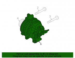 Mazda 3 09-13 2.0 Alternator
