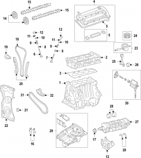 Connecting rod Ford Escape 13-19 2.5
