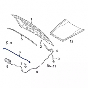 Ford Bronco Sport 21-25 Hood Support Stick