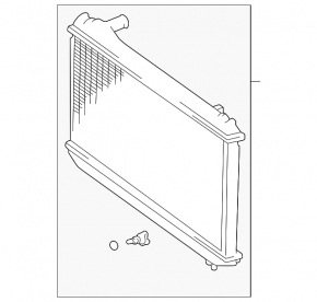 Water cooling radiator Toyota Solara 3.3 04-08