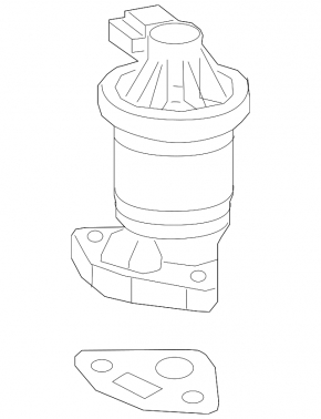 Honda Insight 19-22 EGR Valve with Bracket