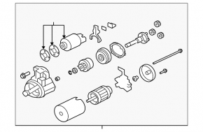 Starter Mitsubishi Outlander 14-20 3.0
