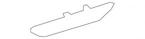 Rear bumper reflector left Infiniti QX30 17-