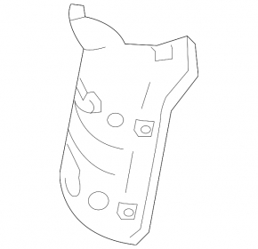 Mercedes GLA 14-20 2.0 Exhaust manifold protection lower