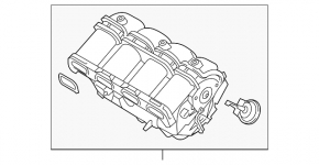 Intake manifold Kia Optima 11-15 2.4