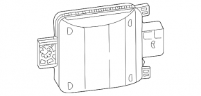 Blind Spot Sensor (BSM) right Volkswagen ID.4 23-25