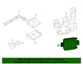 Blind Spot Sensor (BSM) right Volkswagen ID.4 23-25