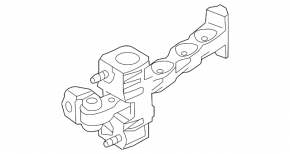 Rear left door limiter Volvo S60 11-18