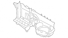 Heater housing bare ventilation Volvo XC40 19-22