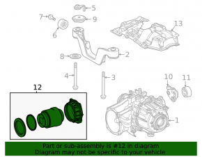Rear axle clutch Toyota Highlander 20-24 2.4, 3.5 AWD
