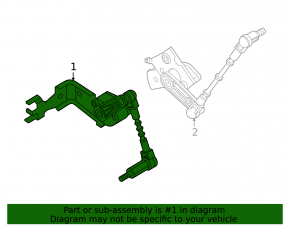 Front body tilt sensor Audi A6 C8 19-24 with traction